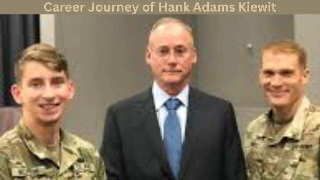 Career Journey of Hank Adams Kiewit