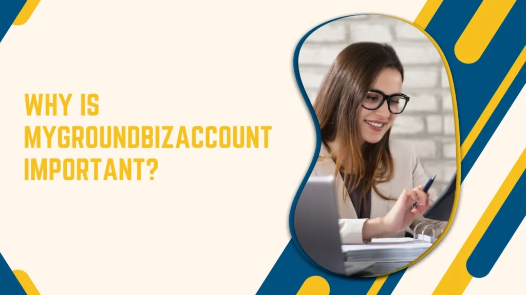 Why Is MyGroundBizAccount Important?