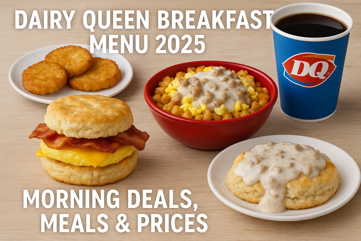 Dairy Queen breakfast menu