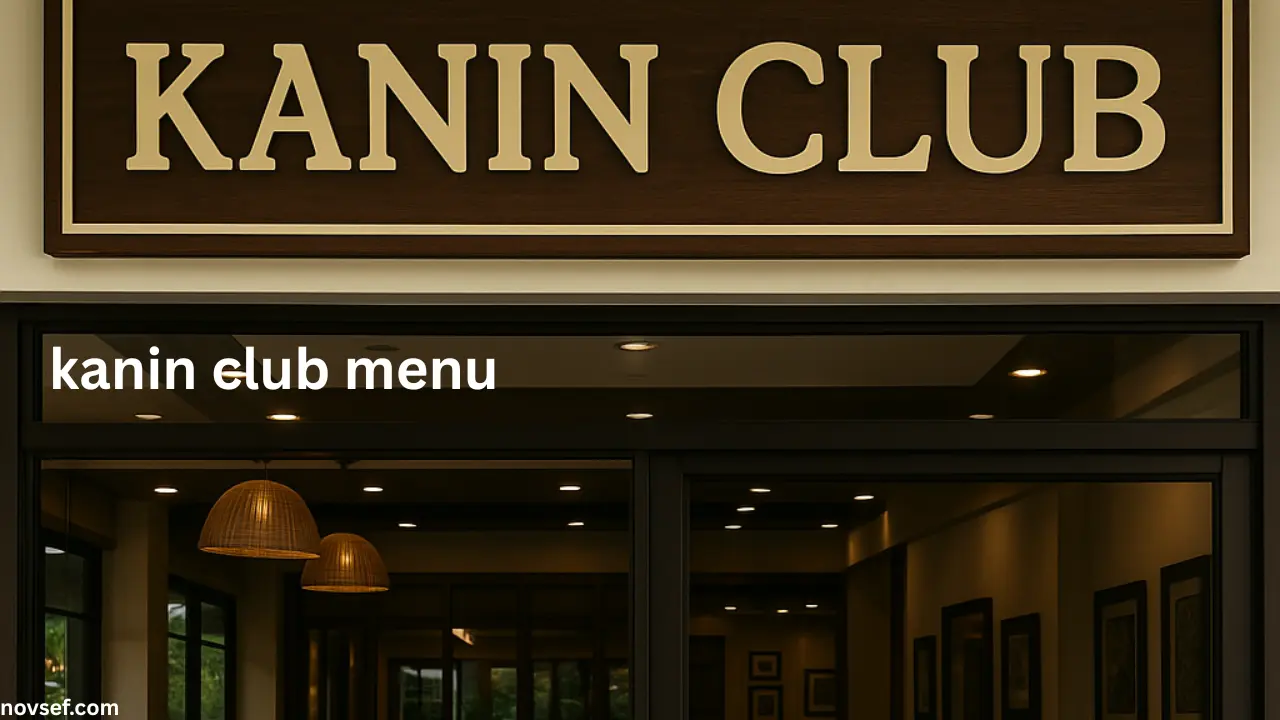 kanin club menu